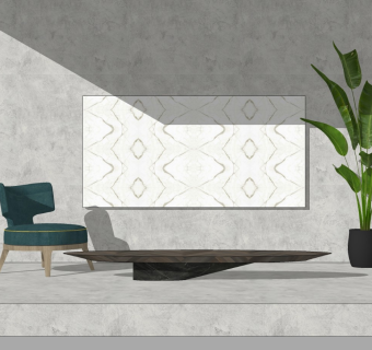 精品客厅设计家具模型 (85)